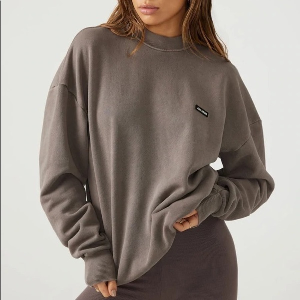 CLASSIC CREW PULLOVER - JOAH BROWN